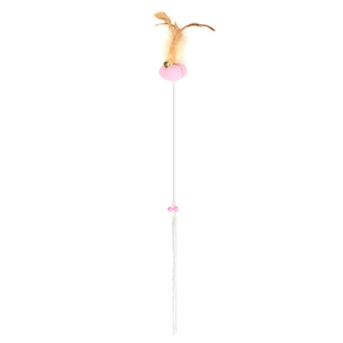 Cat Toy Steel Wool Ball Fairy Stick Feather Bell Funny Cat Stick