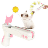New Product Cat Supplies Toy Interactive Feather Cat Toy Gun
