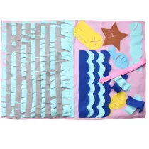 Removable Stitching Pattern Of Foraging Training Blanket