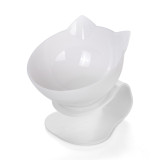 Neck Protector Cat Bowl Non-Slip Transparent Single Bowl Plastic Food Bowl