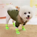 Dog Warm Winter Jacket Hoodie Coats Windproof Snowsuit Cat Clothing