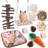 Hamster Rainbow Tunnel For Indoor Hamster With Play Ball And Peek Holes Toy