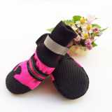 Dog Shoes 4PCS Waterproof Non-Slip Socks with Rubber Bottom