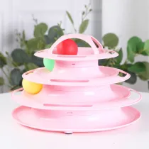 Four-Tier Cat Turntable Toy Kitten Entertainment Pet Supplies