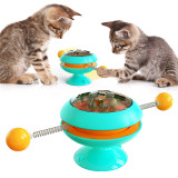 New Product Turntable Cat Toy Funny Cat Stick Cat Fight Catnip Ball