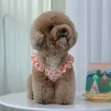 Pet T-Shirts Dog Cat Printed Clothes Flowers Print Summer Dress