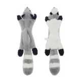 Animal Plush Toys No Stuffing Puppy Teething Durable Interactive Dog Chew Toys