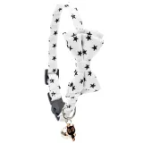 Pentagram Bell Double Bow Removable Safety Clasp Pet Supplies Cat Collar