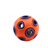 Dog Light Ring Bell Sound Ball Toy Pet Exercise Game Chew Ball Toy