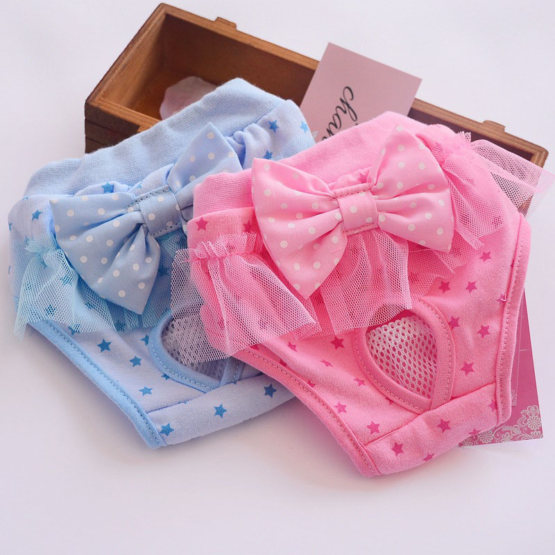 Pet Dog Physiological Shorts Puppy Pants Breathable Sanitary Underwear Elastic Diaper