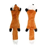 Animal Plush Toys No Stuffing Puppy Teething Durable Interactive Dog Chew Toys