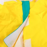 Dog Raincoats Yellow Dinosaur Hooded Waterproof Jumpsuit Rain Poncho
