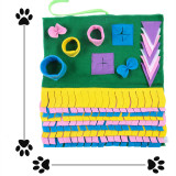 Fashion Removable Stitching Pattern Of Pet Foraging Training Blanket