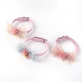 Lace Bowknot Bell Double Bow Removable Safety Clasp Pet Supplies Cat Collar
