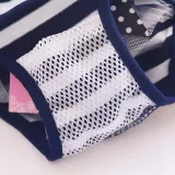 Dog Stripes Physiological Panties Sanitary with Elastic Strap Washable Underwear