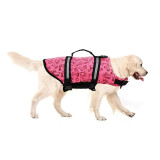 Dog Lifesaver Vests Bone and Claw Printing with Rescue Handle Safety Swimsuit Preserver