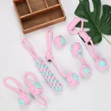 Pet Toy New Dog Bite Rope Set Bite Resistant Cotton Rope Ball 4-Piece Set