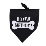Pet Birthday Scarf With It's My Birthday Slogan Triangular Scarf