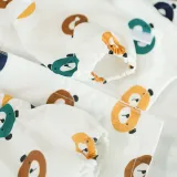 Dog Bear Pattern Raincoats Waterproof with Reflective Strap Jacket