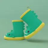 Toddlers Kids Cartoon Shark Flat Waterproof Non Slip Rain Boots