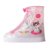 Toddlers Kids Dinosaur Cat Astronaut Waterproof Non Slip Rain Shoe Cover