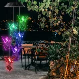 Angel Solar Wind Chimes Color Changing Solar Mobile Waterproof LED Lights