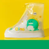Toddlers Kids Dinosaur Cat Astronaut Waterproof Non Slip Rain Shoe Cover