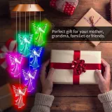 Angel Solar Wind Chimes Color Changing Solar Mobile Waterproof LED Lights