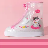 Toddlers Kids Dinosaur Cat Astronaut Waterproof Non Slip Rain Shoe Cover
