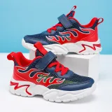 Boy Mesh Breathable Velcro Casual Running Sneakers Shoes