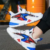 Boy Mesh Breathable Velcro Running Shoes Sneakers Shoes
