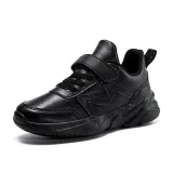 Toddler Kids Leather Velcro Pure Color Sneakers Shoes