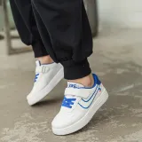 Toddler Kids Leather Velcro Board Shoes Sneakers Shoes