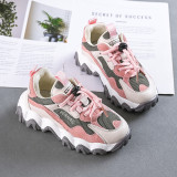 Toddler Kids Mesh Breathable Lace-up Leisure Soft Sole Sneakers Shoes