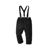4PCS Boys Outfit White Long Sleeve Shirts and Black Suspender Pants