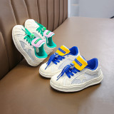 Toddler Kids Mesh Breathable Lace-up Board Shoes Sneakers Shoes