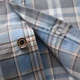 4PCS Boys Outfit Short Sleeve Plaid Shirt and Suspender Black Shorts Dress Up