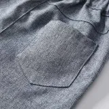 4PCS Boys Outfit Long Sleeve Shirt and Gray Vest Suit Pants Dress Up