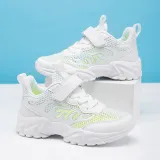 Boy Mesh Breathable Velcro Casual Running Sneakers Shoes
