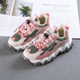 Toddler Kids Mesh Breathable Lace-up Leisure Soft Sole Sneakers Shoes