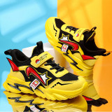 Boy Mesh Breathable Velcro 3D Running Shoes Sneakers Shoes