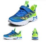 Boy Mesh Breathable Velcro Casual Running Sneakers Shoes