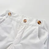 4PCS Boys Outfit Blue Suit Shirts and Suspender Pants Dress Up