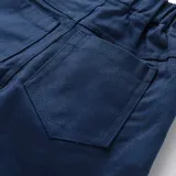 4PCS Boys Outfit Long Sleeve Shirt and Navy Suspender Pants Dress Up