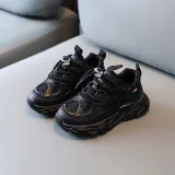Toddler Kids Mesh Breathable Lace Up Running Shoes Sneakers Shoes