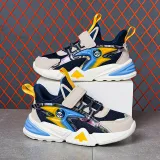 Boy Mesh Breathable Velcro Running Shoes Sneakers Shoes