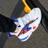 Boy Mesh Breathable Velcro Running Shoes Sneakers Shoes