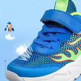 Boy Mesh Breathable Velcro Casual Running Sneakers Shoes