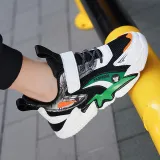 Boy Mesh Breathable Velcro Color Matching Sneakers Shoes