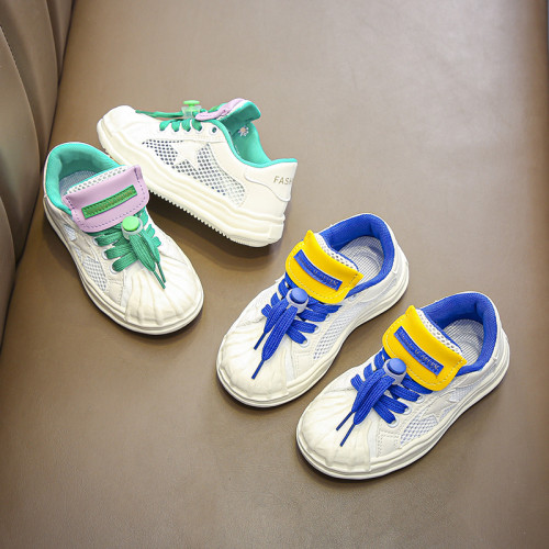 Toddler Kids Mesh Breathable Lace-up Board Shoes Sneakers Shoes